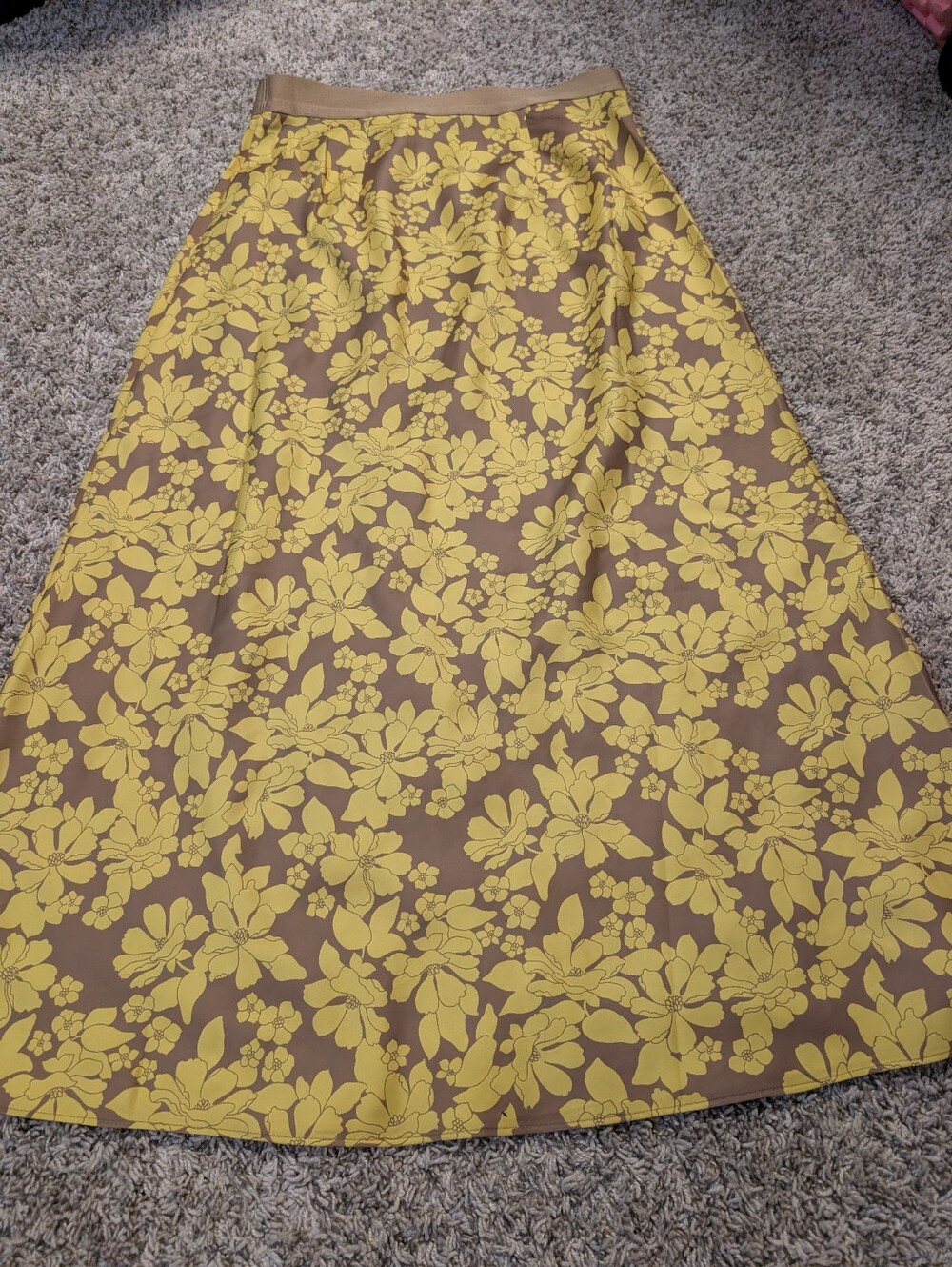 Outerknown Satin Skirt.